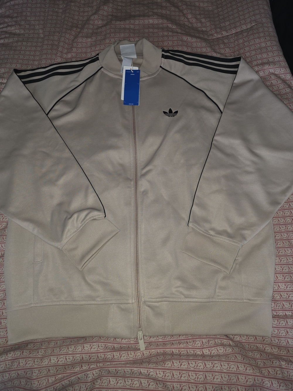 adidas Sand & Black  Track Jacket